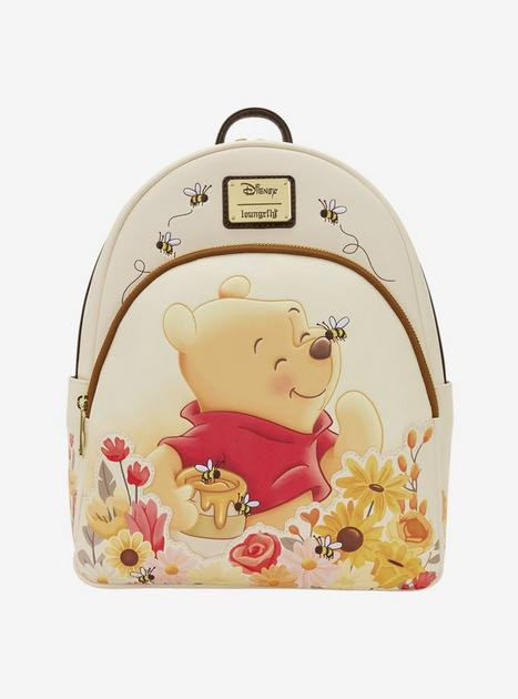 Loungefly Disney Winnie the Pooh Floral Pooh Bear Mini Backpack | BoxLunch | BoxLunch