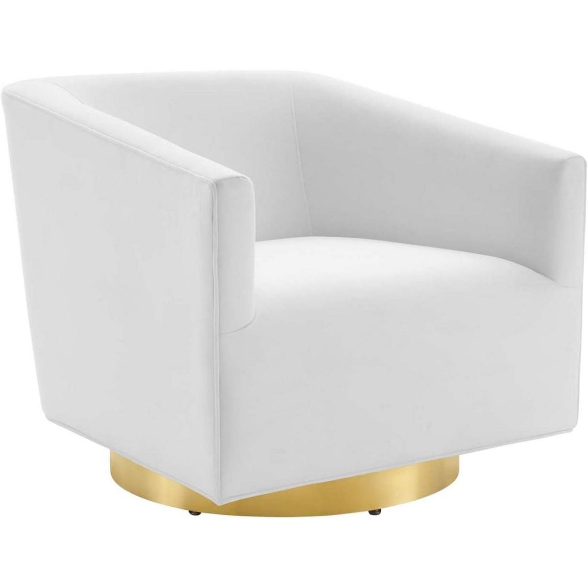 Modway Twist Accent Lounge Performance Velvet Swivel Chair | Target