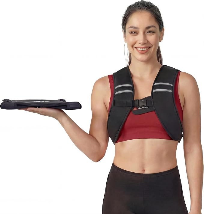 ZELUS Weighted Vest, Washable Z-Fit Soft Iron Weighted Vest for Women and Men, 5/10/15 lb Weight ... | Amazon (US)