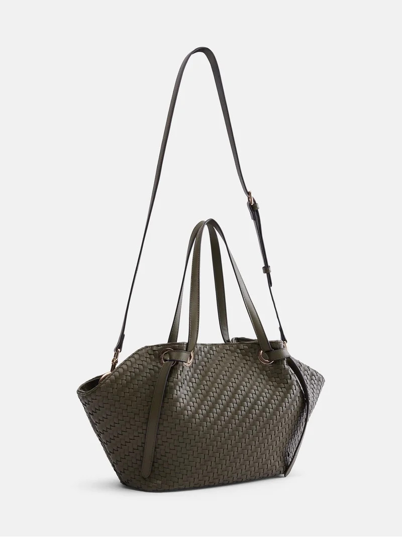 Scenario Women's Mini Clam Tote, Olive | Walmart (US)
