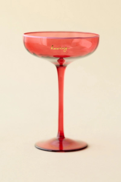 Emergency Celebration 6 oz Crystal Coupe Glass | Urban Outfitters (US and RoW)