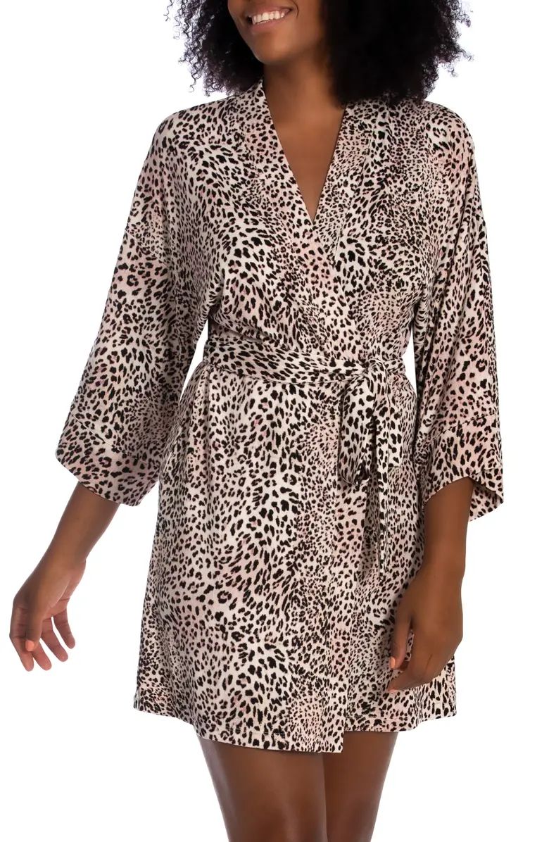 In Bloom by Jonquil Piper Animal Print Hacci Robe | Nordstrom | Nordstrom