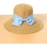 Summer Hat Leisure Cap Wide Brim Students Fresh Travel Foldable Bow Shading Beach Sun Uv Protection  | Etsy (US)