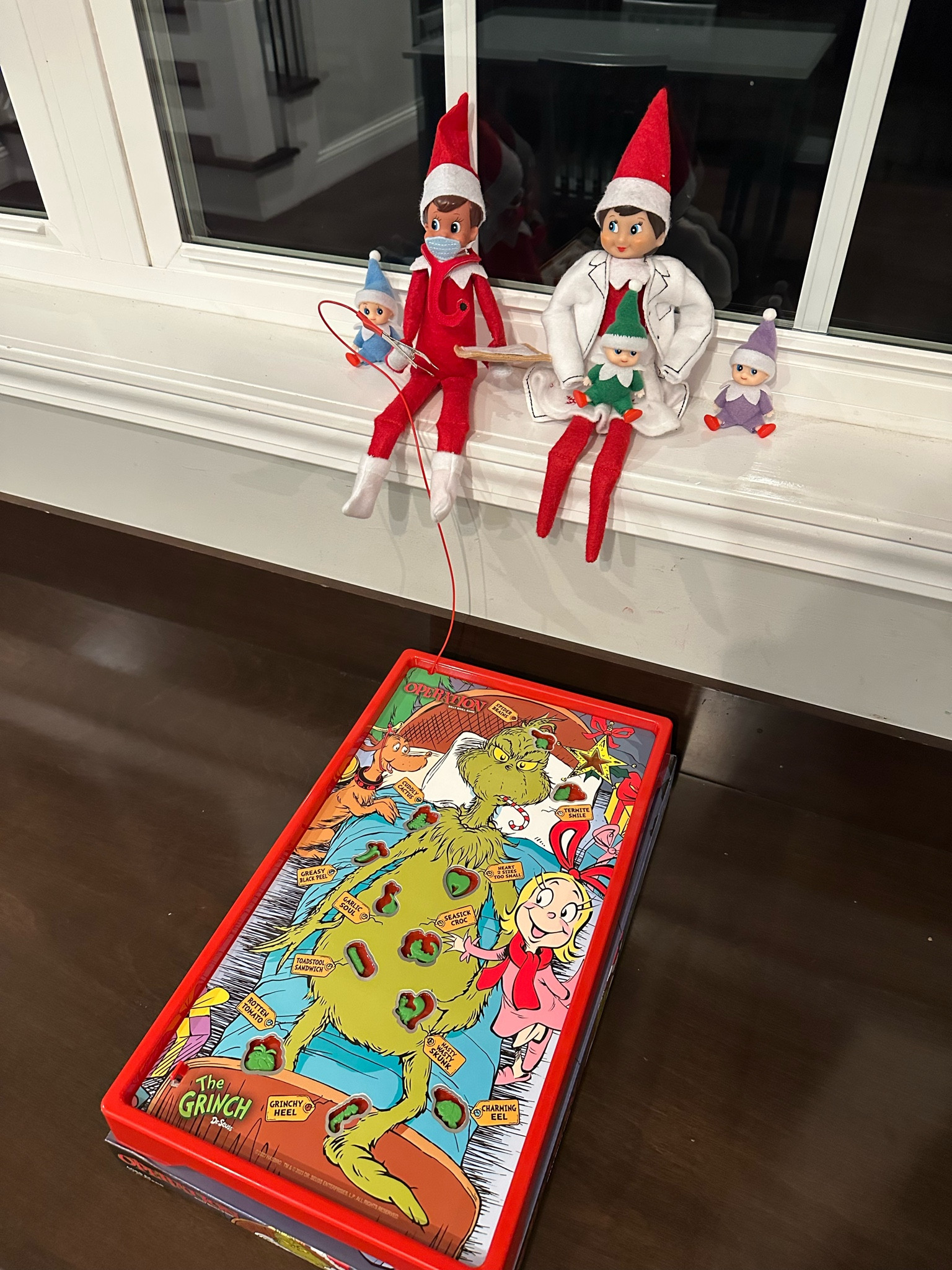 Elf on the shelf, elf doctor costume, grinch operation game

#LTKKids #LTKHoliday