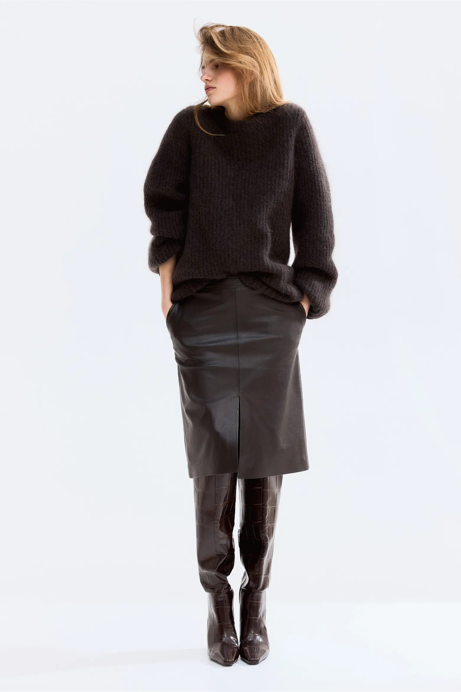 H&M Coated Skirt (Women) | Nordstrom | Nordstrom