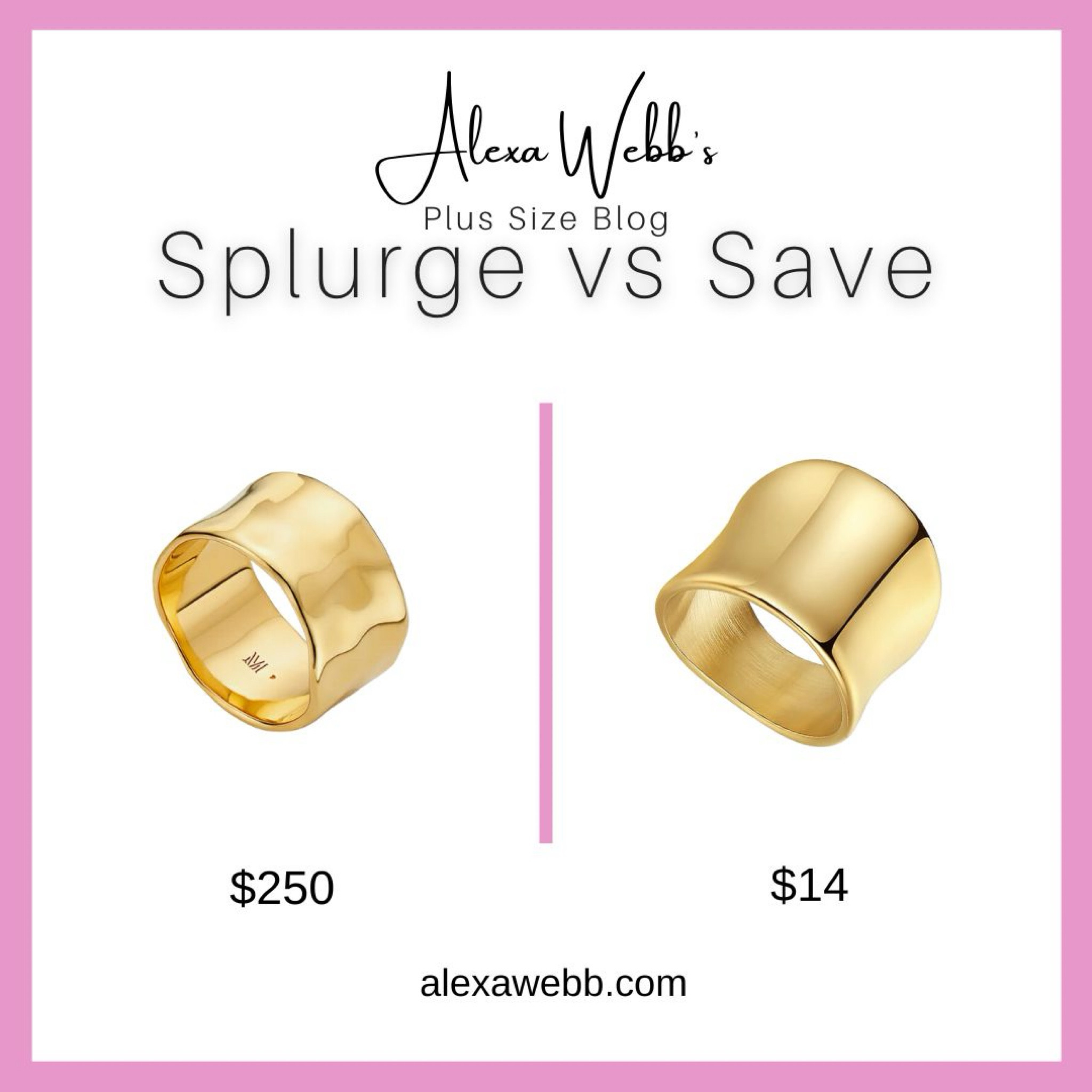 Splurge Vs Save by Alexa Webb #plussize

#LTKover40 #LTKstyletip #LTKplussize