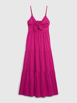 Tie-Front Cutout Maxi Dress | Gap (US)