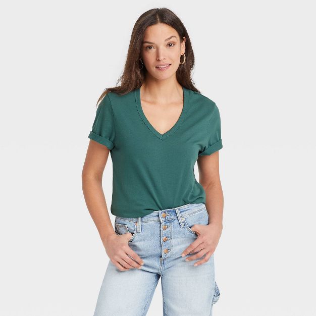 Women's Short Sleeve V-Neck T-Shirt - Universal Thread™ | Target