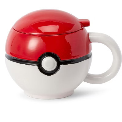 Just Funky Pokemon Pokeball Mug with Lid | Target