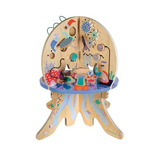 Manhattan Toy Deep Sea Adventure Wooden Toddler Activity Center with Clacking Clams, Spinning Gears, | Amazon (US)
