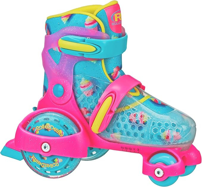 Roller Derby Fun Roll Adjustable Roller Skates for Beginners, Boys & Girls Medium (11-2) | Amazon (US)