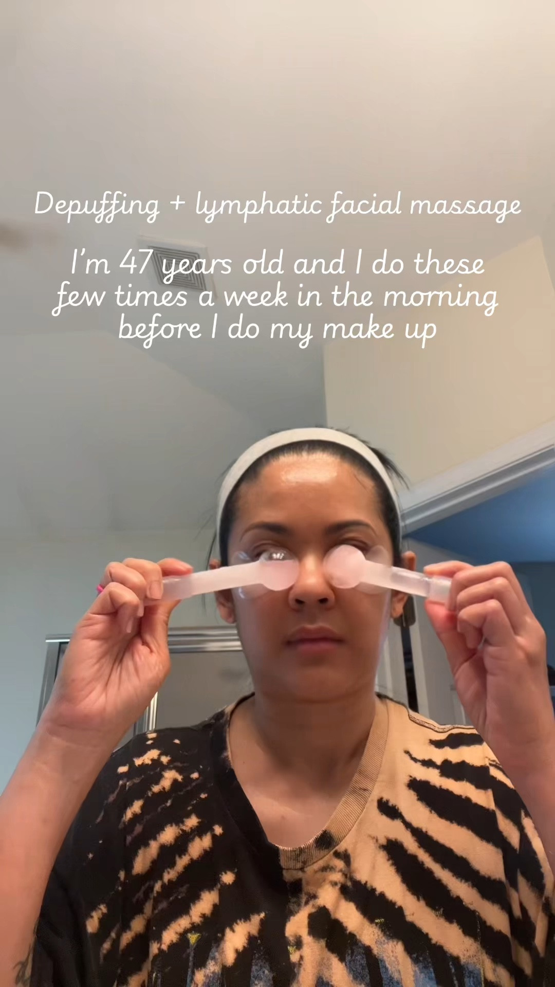 Defuppfing you eyes with ice globes and eye masks and follow with Guasha massage. 

#LTKselfcare #LTKmorningroutine