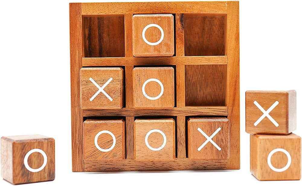 BSIRI XO Blocks (L) Tic Tac Toe Board Games-Ideal for Kids Games, Family Games and Game Night for... | Amazon (US)