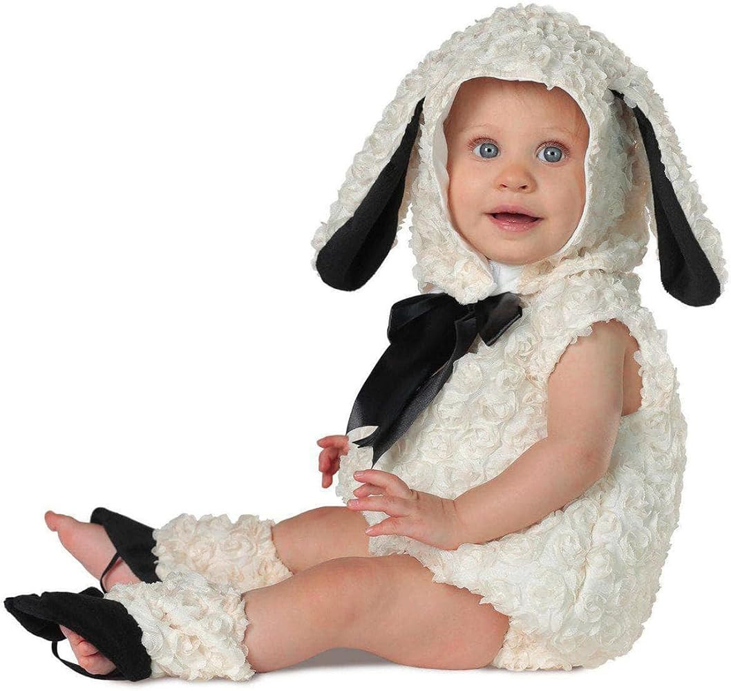 Halloween Toddler Lamb Costume Baby Animal Cosplay Dress Up Party Outfit Sweatshirt Jumpsuit With... | Amazon (US)
