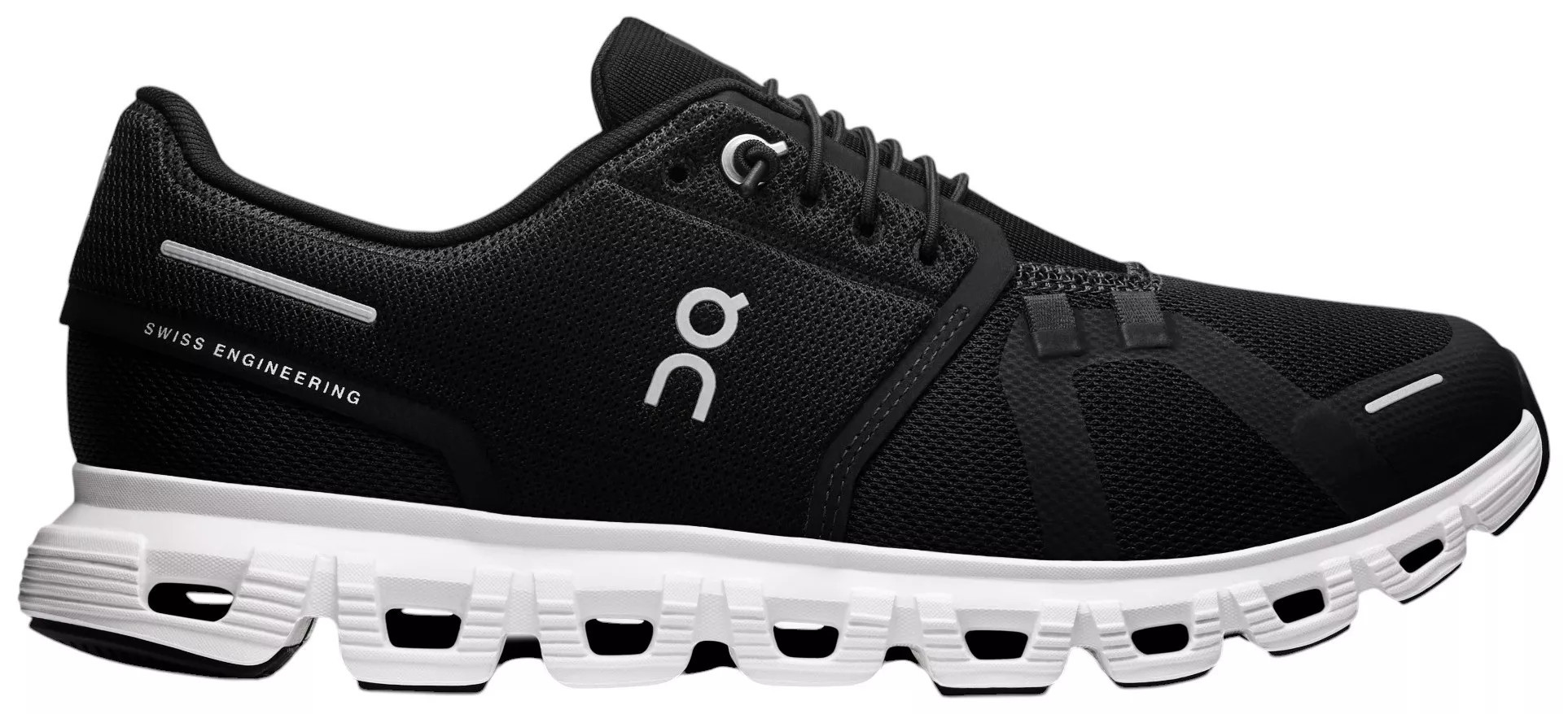On Women's Cloud 6 Shoes, Size 6.5, Black/Black/White | DICK'S Sporting Goods