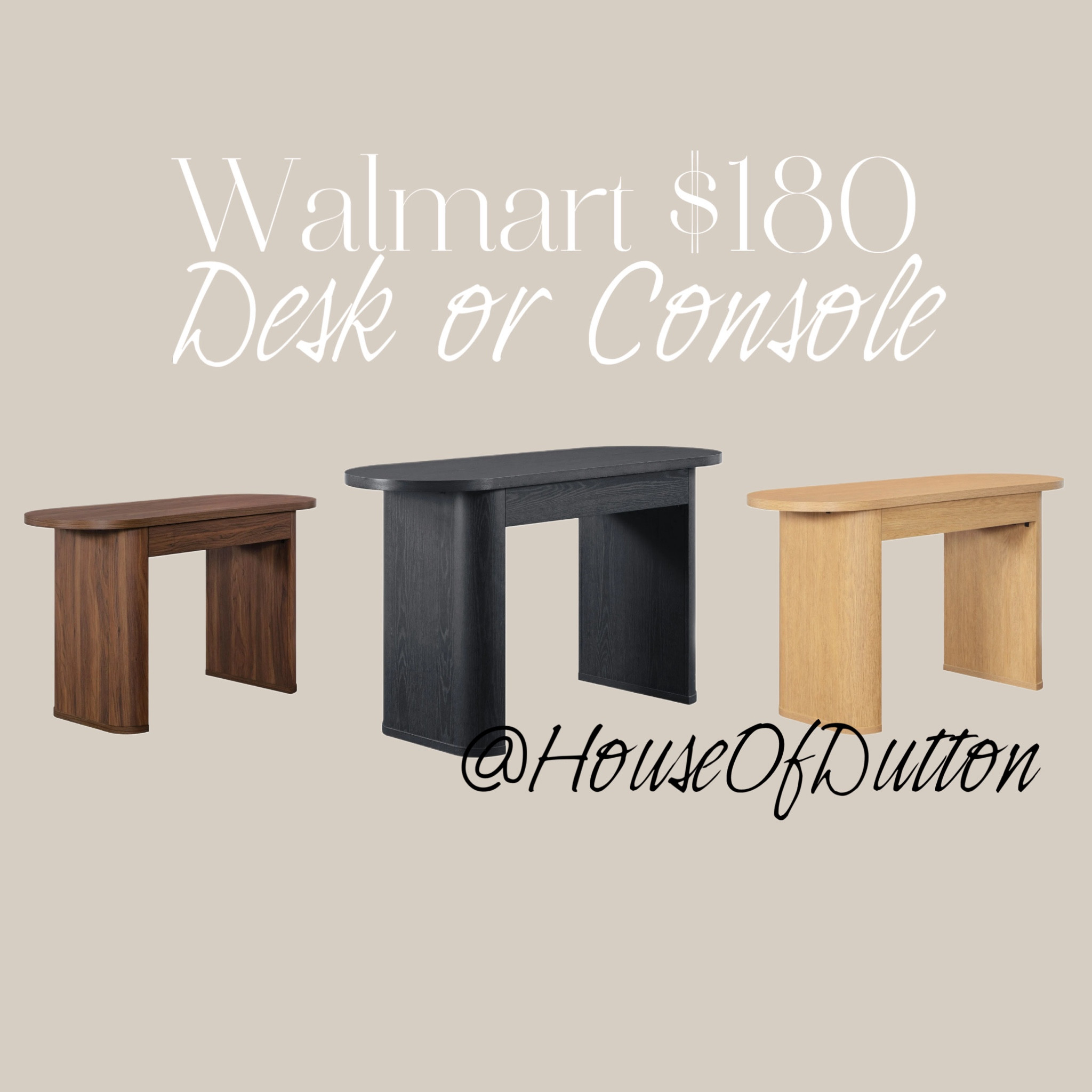 Walmart console or desk under $200

#LTKHome