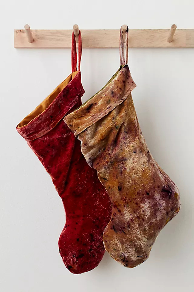 Botanical Dyed Silk Velvet Stocking | Free People (Global - UK&FR Excluded)