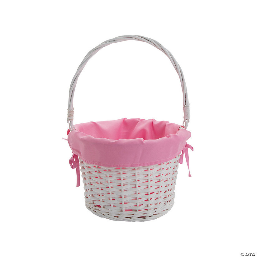 White Easter Basket with Liner | Oriental Trading Company