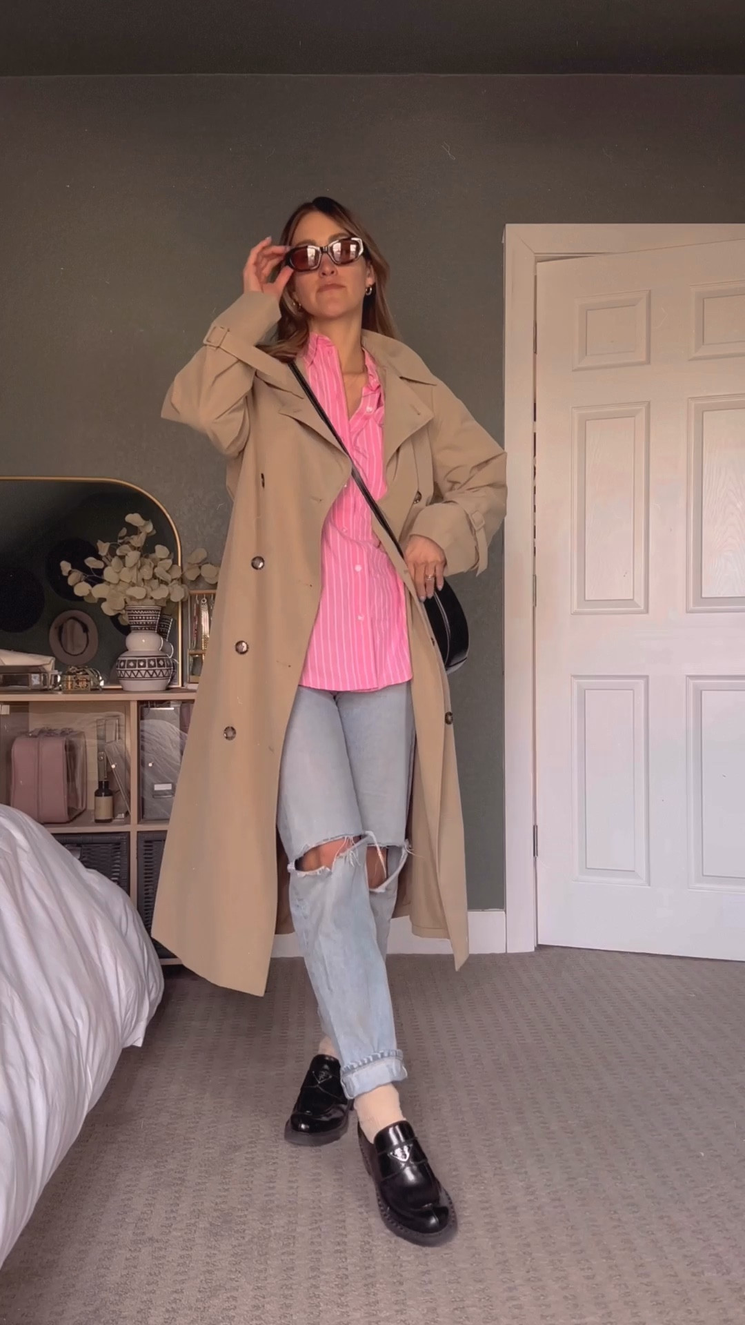 Favorite jeans! Size down in this cut. And another hot tip- Madewell for the cutest socks to wear with Loafers, Sneakers, etc. 

#LTKshoecrush #LTKworkwear #LTKunder100