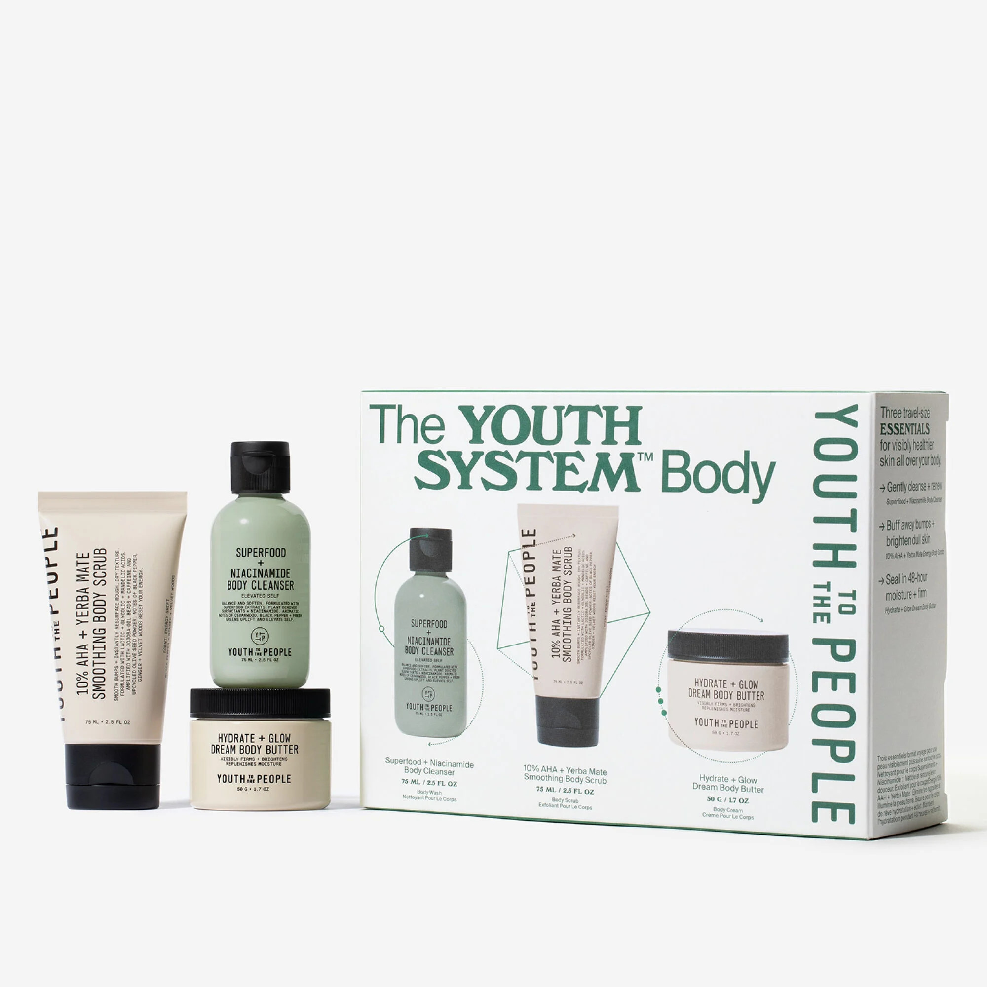 The Youth System™ Body Care Kit | Youth To The People | Youth To The People