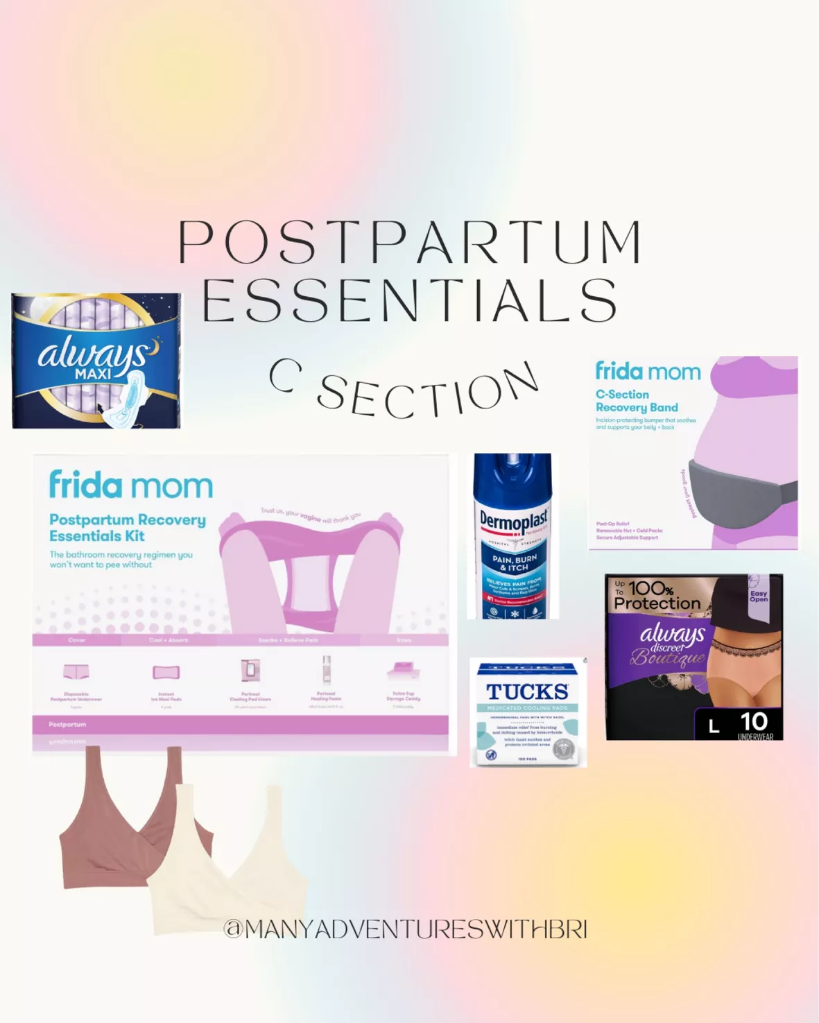  Postpartum Recovery Essentials Dermoplast, Perineal