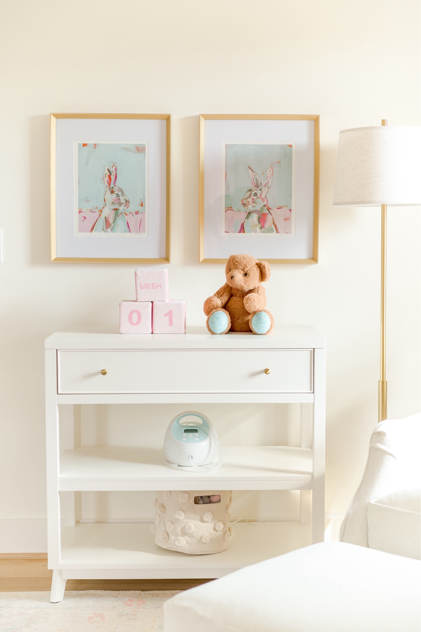 Unbelievable price on these gold frames we used in our nursery to elevate these Chelsea McShane “bunny girls” art pieces 

#LTKbaby #LTKhome