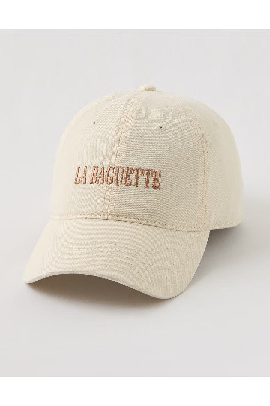 Aerie Graphic Baseball Hat Women's Natural Yellow One Size | American Eagle Outfitters (US & CA)