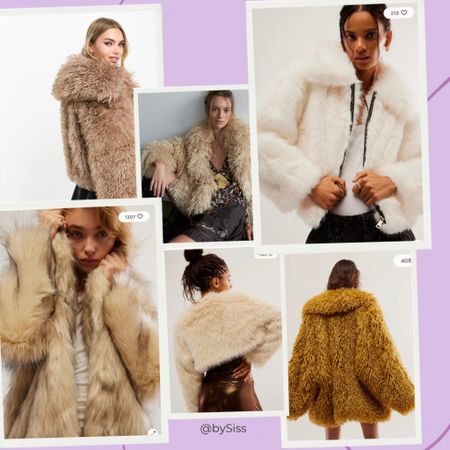 Faux fur coats our faves 🎀🎀

Free people, Asos, coats, winter ready, bySiss, fluffy coats  

#LTKstyletip #LTKfindsunder100 #LTKSeasonal