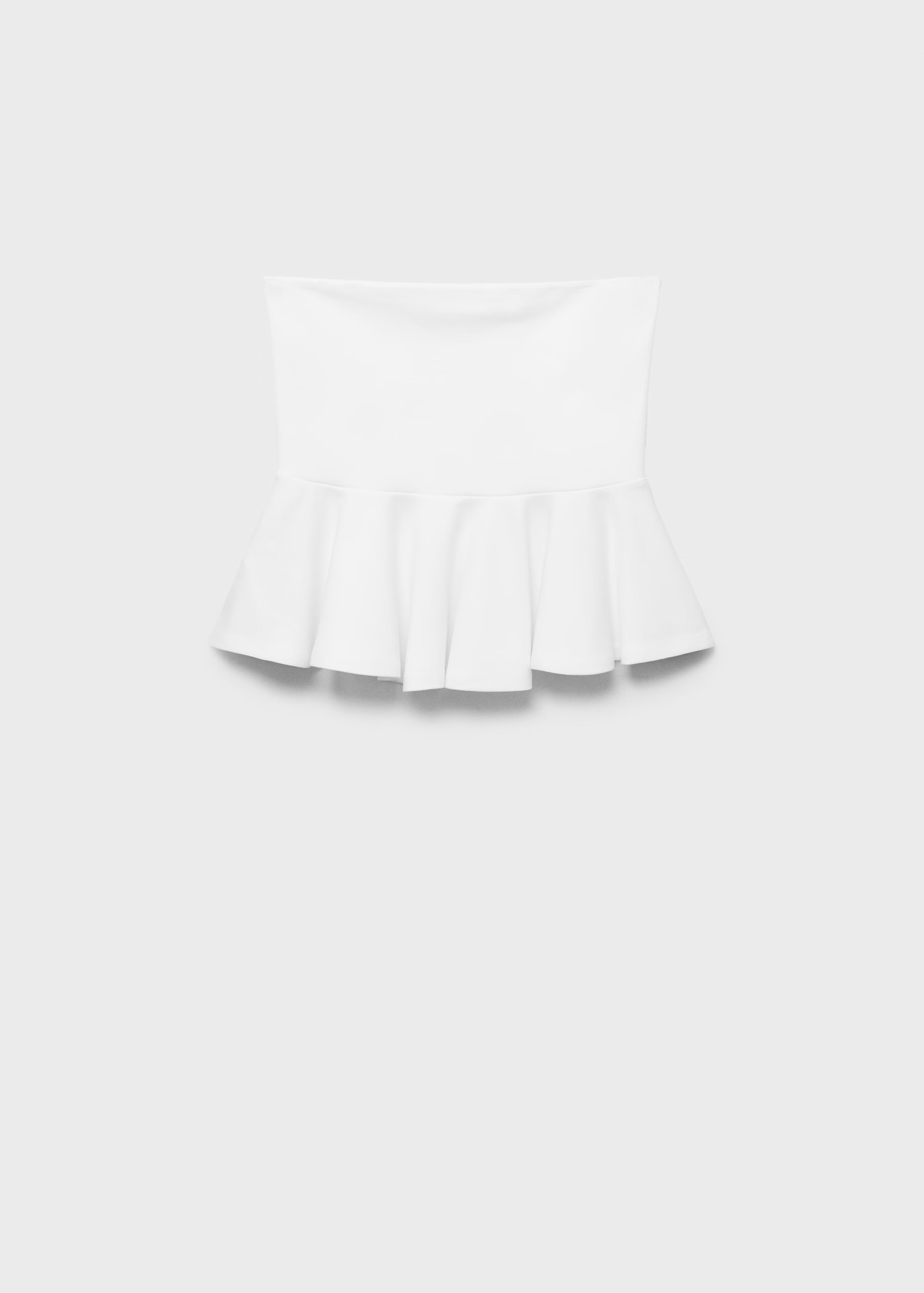 Top bustier péplum - Femme | MANGO France métropolitaine | Mango EU