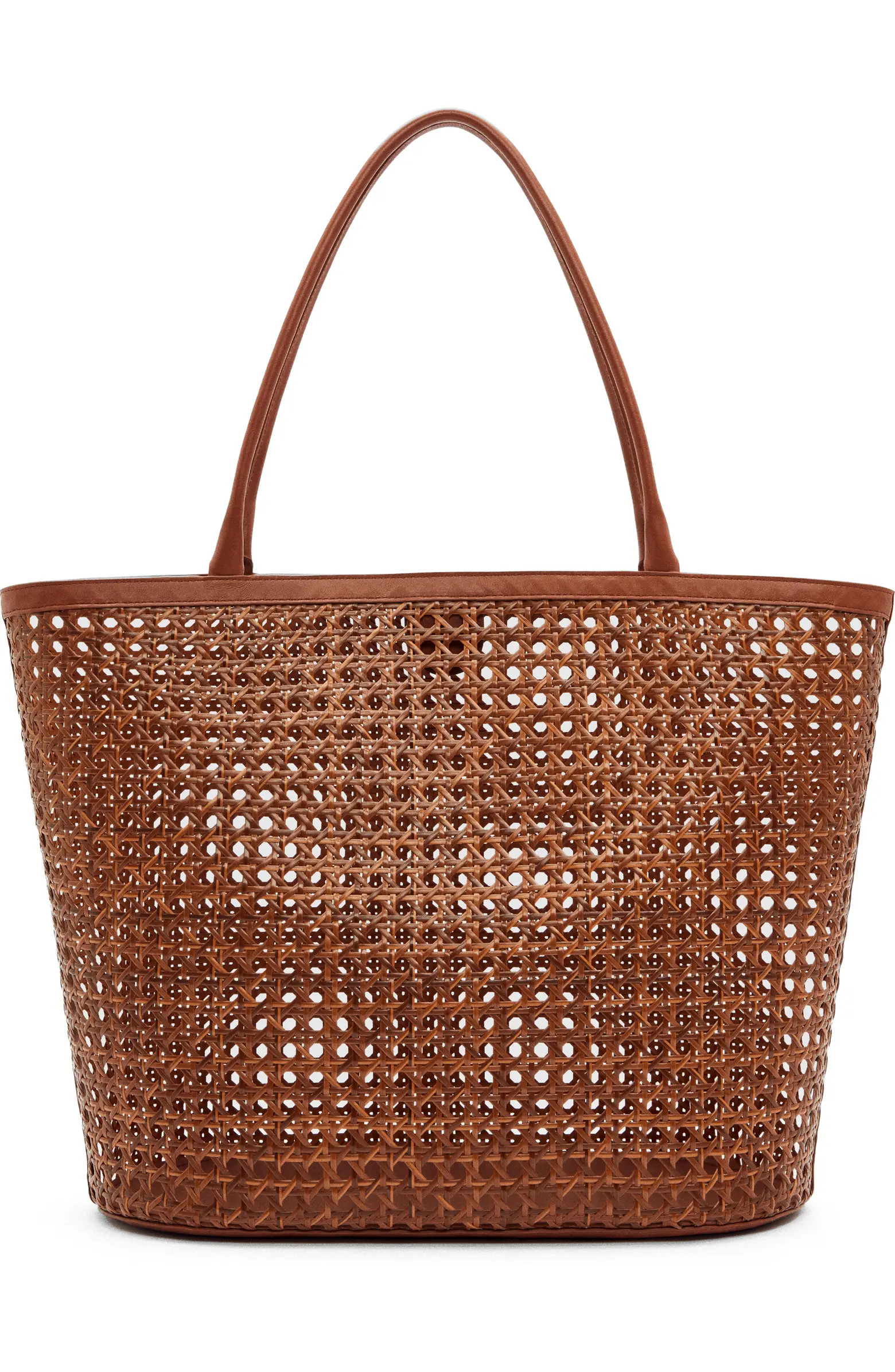 Reformation Isabella Woven Rattan Tote | Nordstrom | Nordstrom