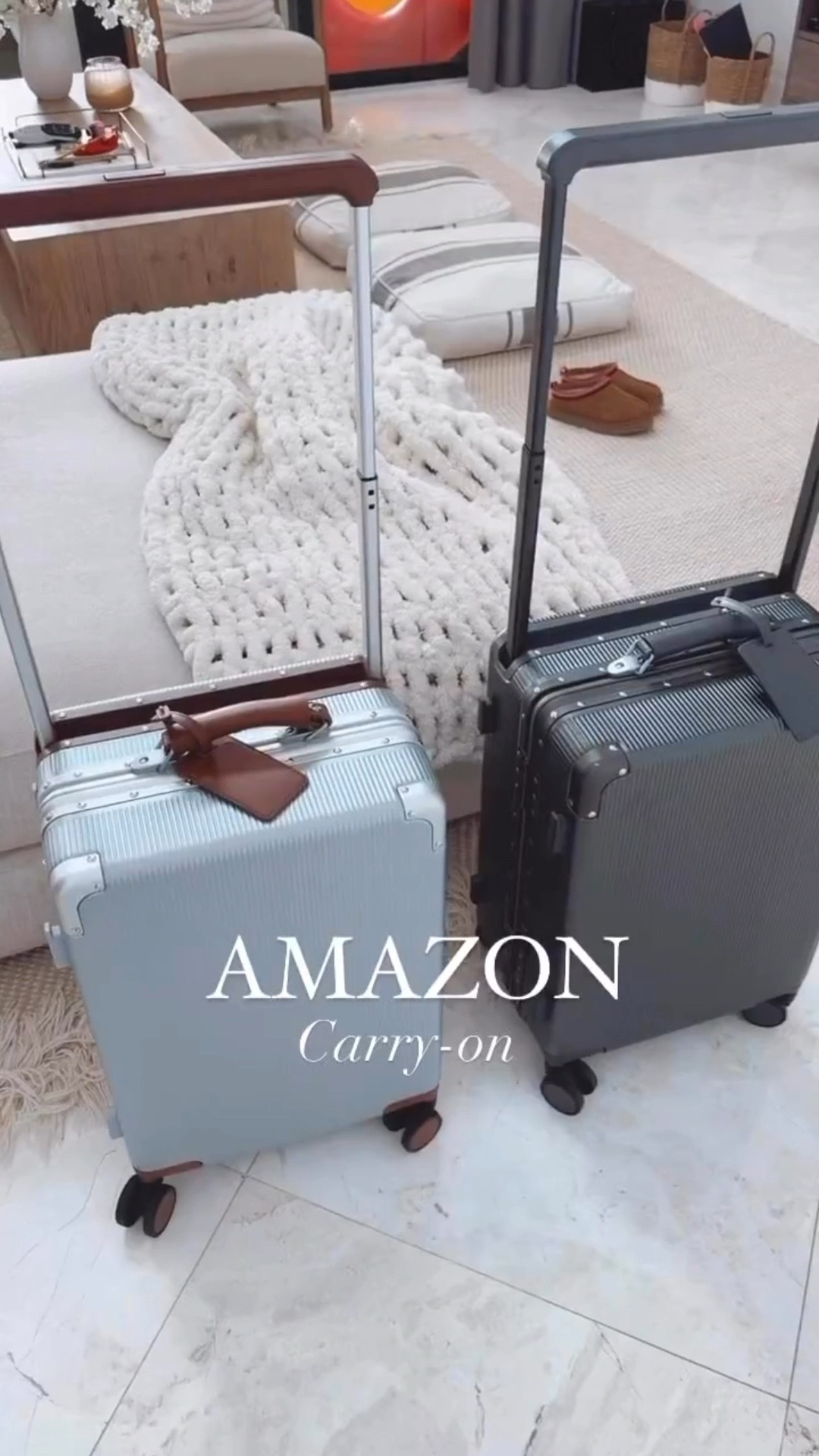Amazon carry on that look sleek and beautiful 
They remind me of my rimowq travel bags 
Ours are size / 20 - carry on 




#LTKU #LTKTravel #LTKSeasonal
