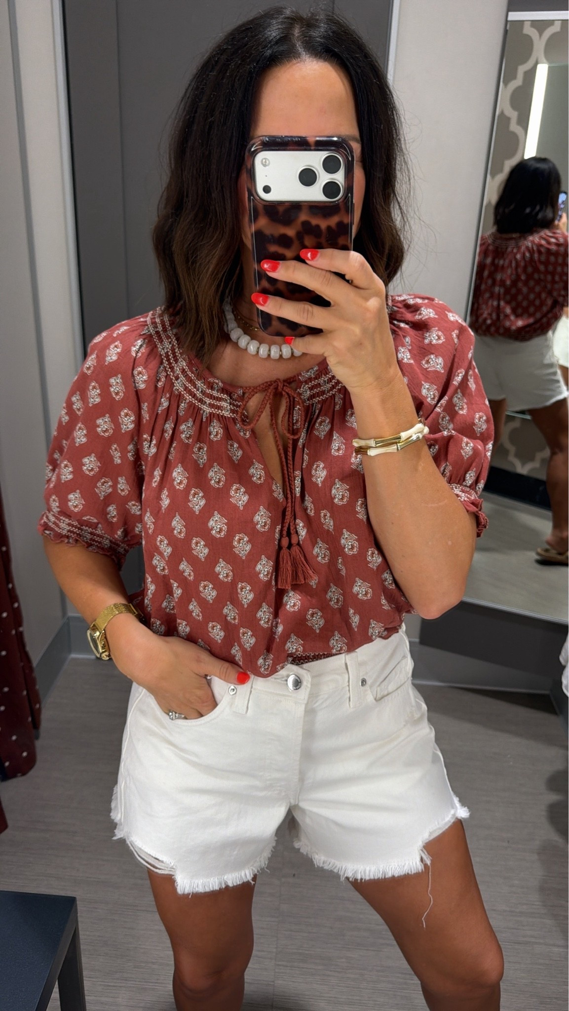 This top is giving boutique vibes 😍 The embroidered details are so pretty, and it pairs perfectly with white shorts for an easy summer outfit!

Linked below 👇

Size XS-S • 5’3” for reference

#TargetStyle #TargetFinds #TargetFashion #SummerStyle #SummerOutfit #AffordableFashion #WhiteShorts #CasualStyle #StyleInspo #OOTD
