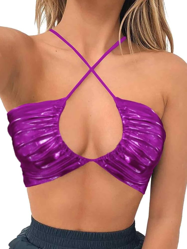 krtwrnt Women‘s Festival Outfits Rave Crop Top | Amazon (US)