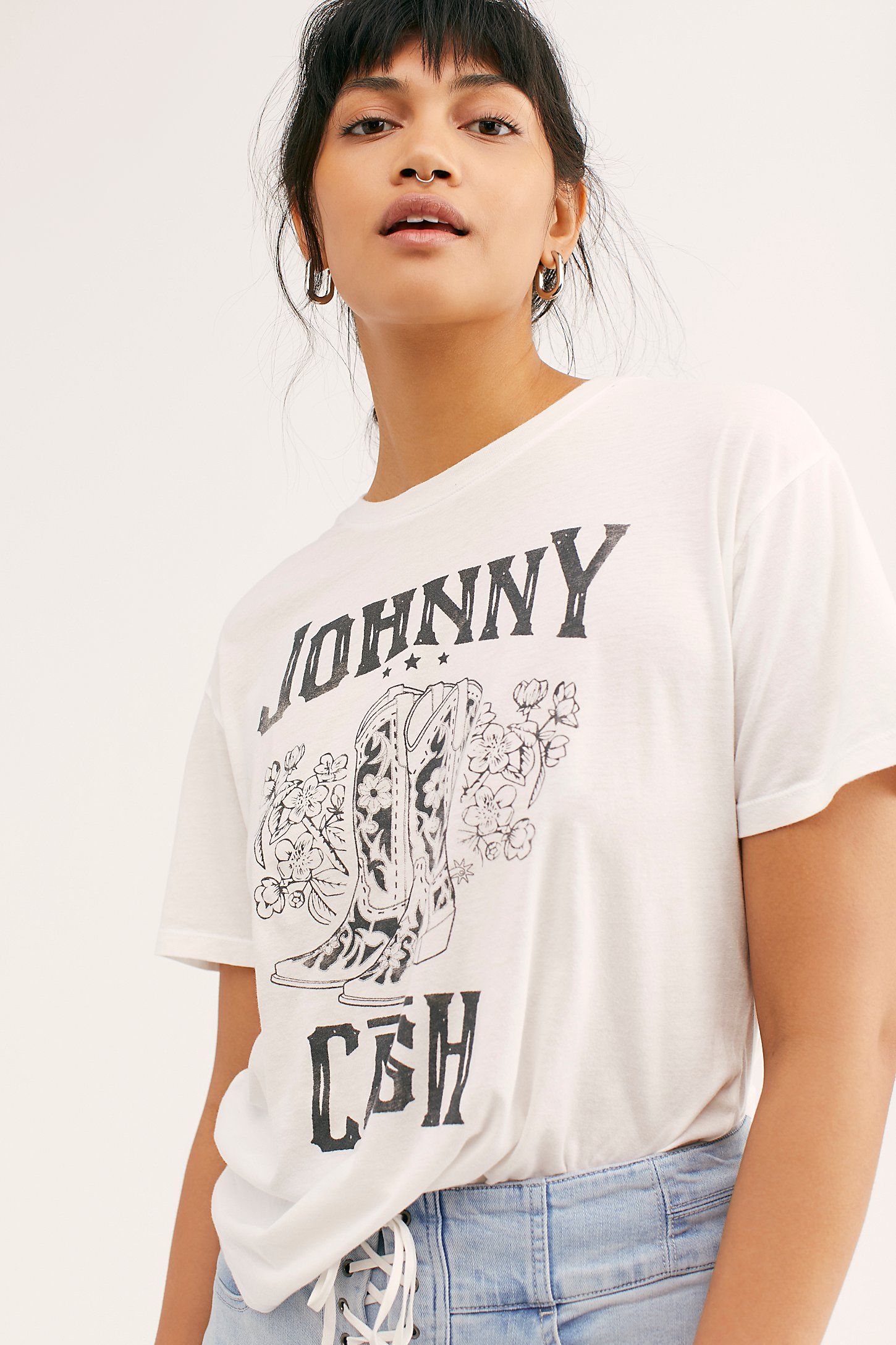 Johnny Cash Tee | Free People (Global - UK&FR Excluded)