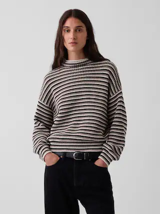 100% Cotton Oversized Rollneck Sweater | Gap (US)