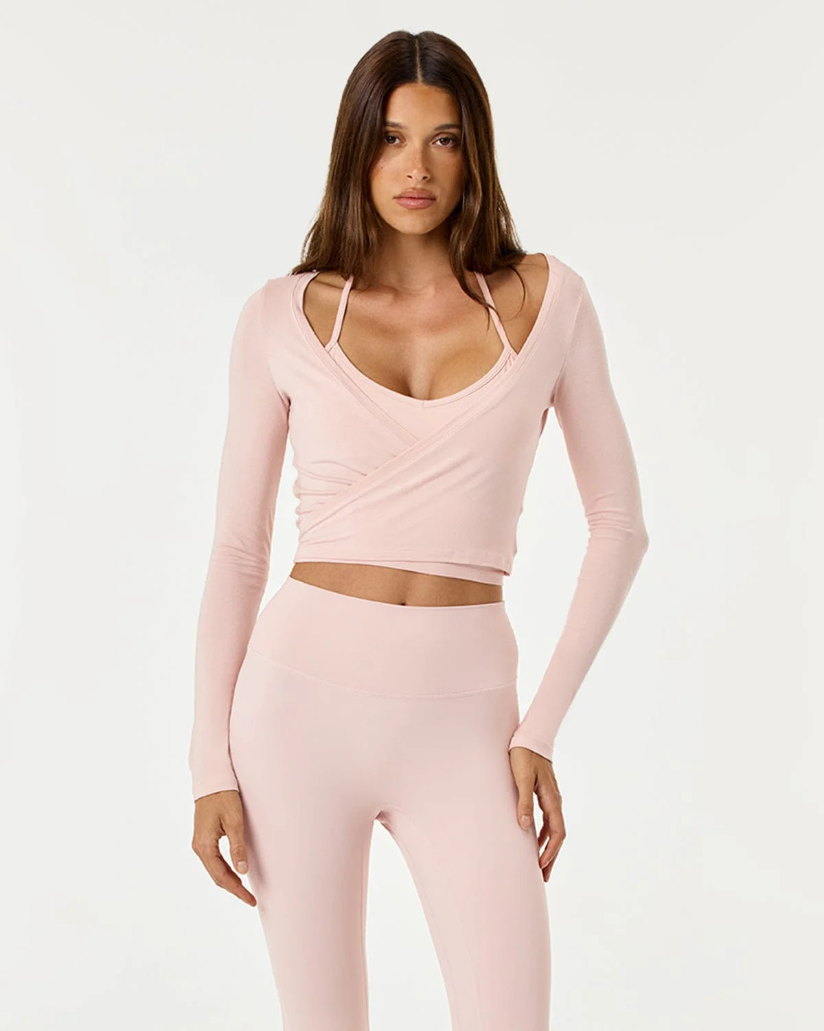 Ballet Wrap Top | Blush | Crop Shop Boutique AU