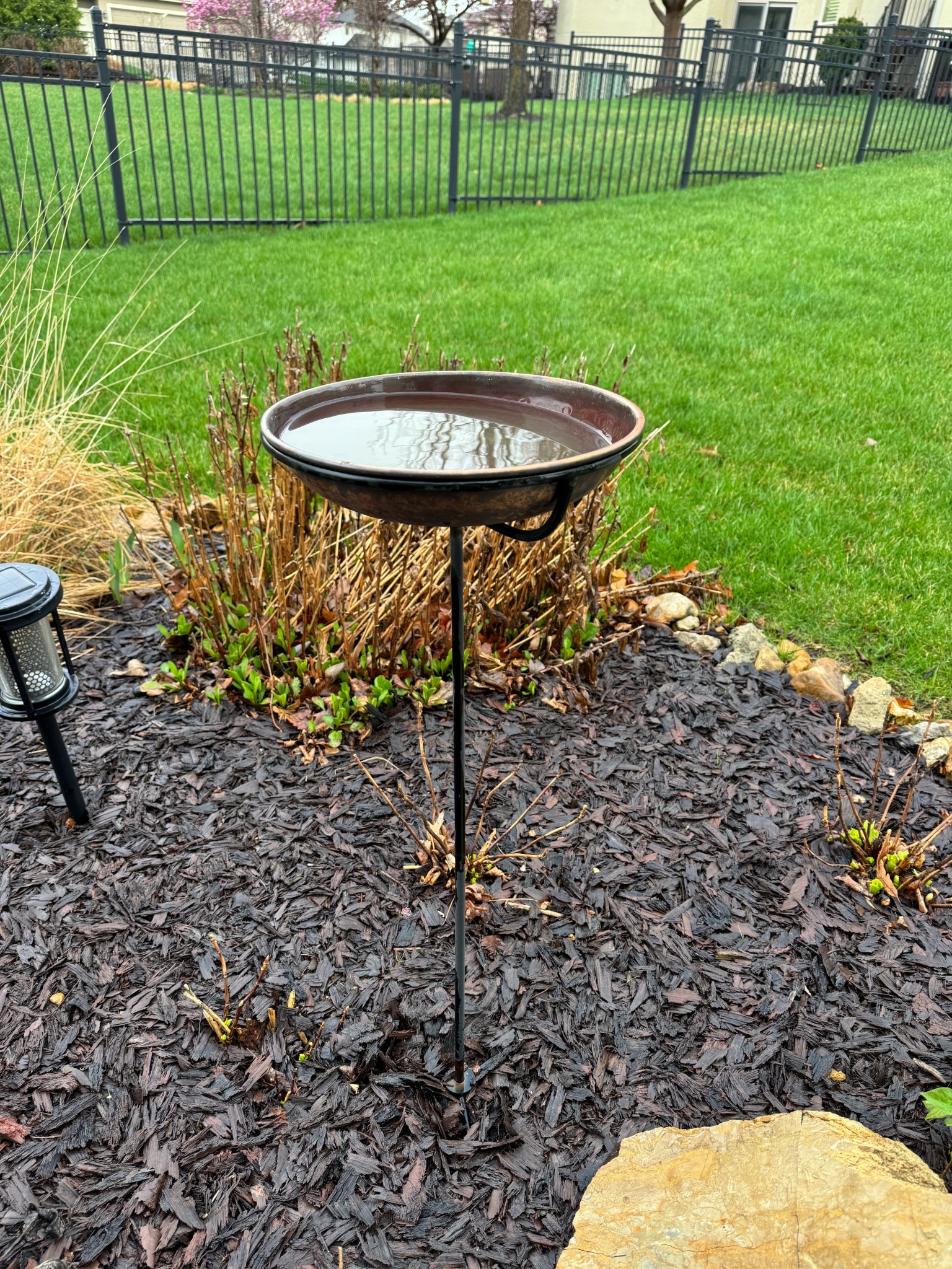 Copper bird bath 

#LTKSeasonal #LTKHome