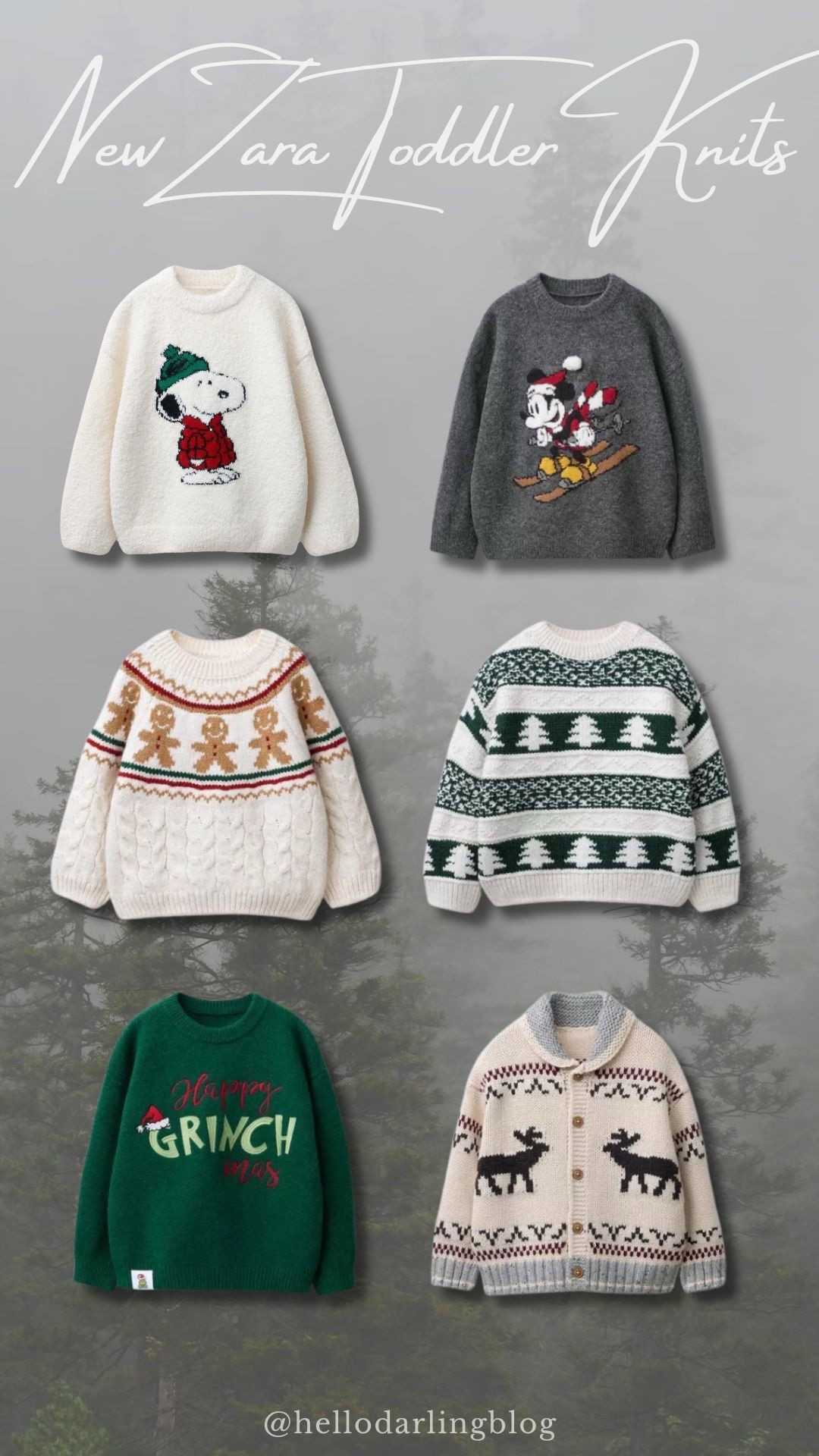 New Zara toddler knits are here! Cozy holiday sweaters, classic fair isle styles, Snoopy, Mickey, Grinch & more. Perfect for winter photos, daycare, & festive outings.
Shop all sizes + new arrivals below ↓

Zara toddler sweaters, holiday kids outfits, toddler Christmas sweaters, cozy kids knits, toddler winter fashion, neutral toddler outfits 

#LTKBaby #LTKHoliday #LTKKids