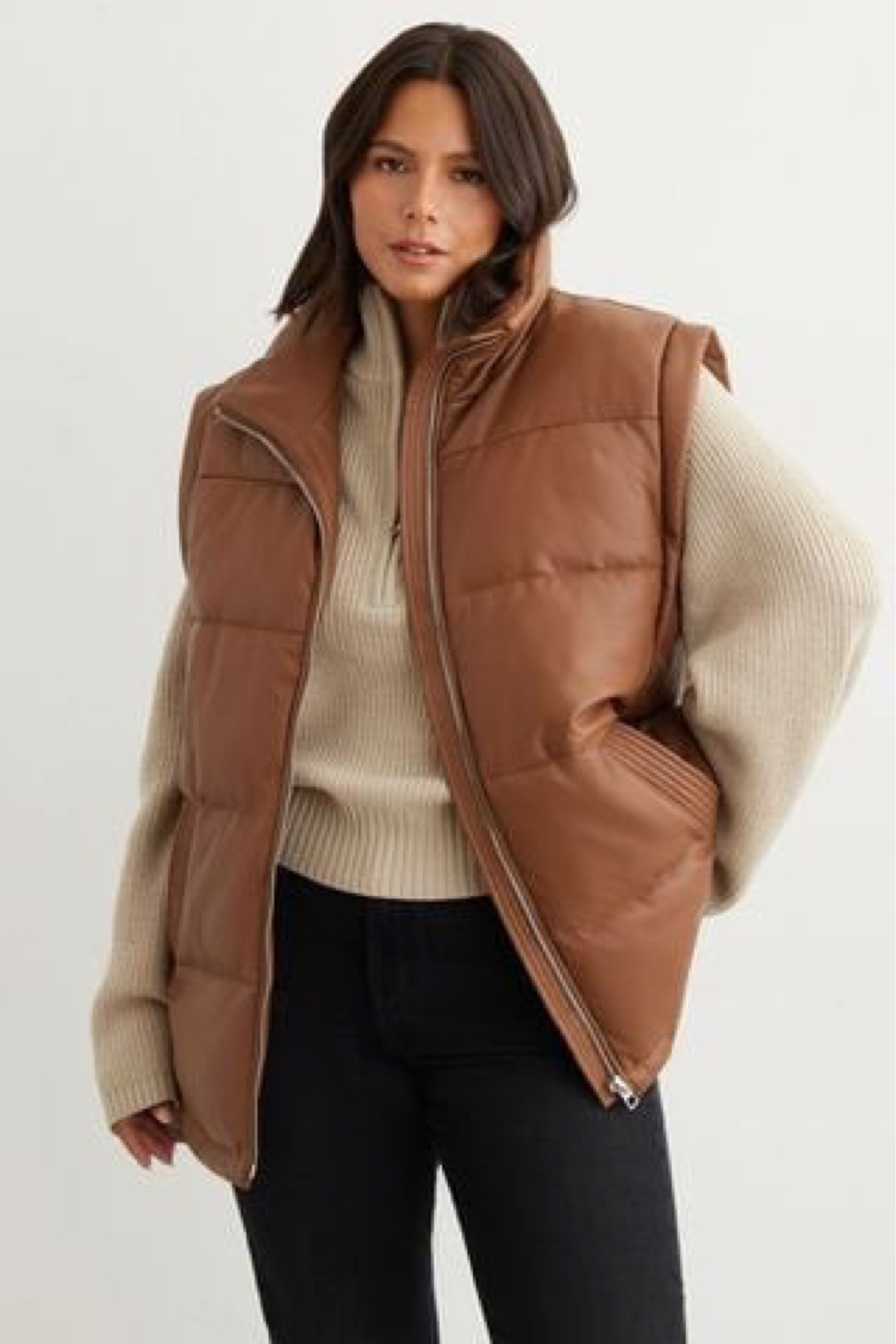 Puffer vest and sweater!! 

#LTKunder100 #LTKstyletip #LTKSeasonal