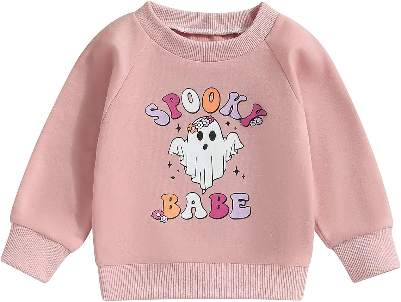 Toddler Baby Boys Girls Halloween Sweatshirt Pumpkin Crewneck Sweater Shirt Kids Fall Halloween M... | Amazon (US)