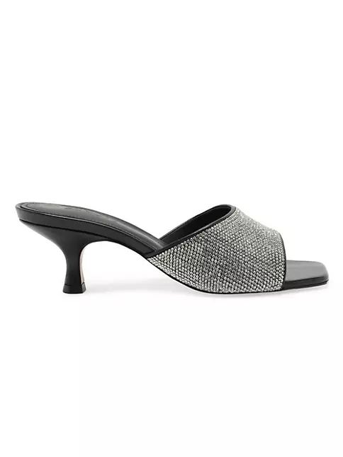 Dethalia 65MM Crystal-Embellished Sandals | Saks Fifth Avenue