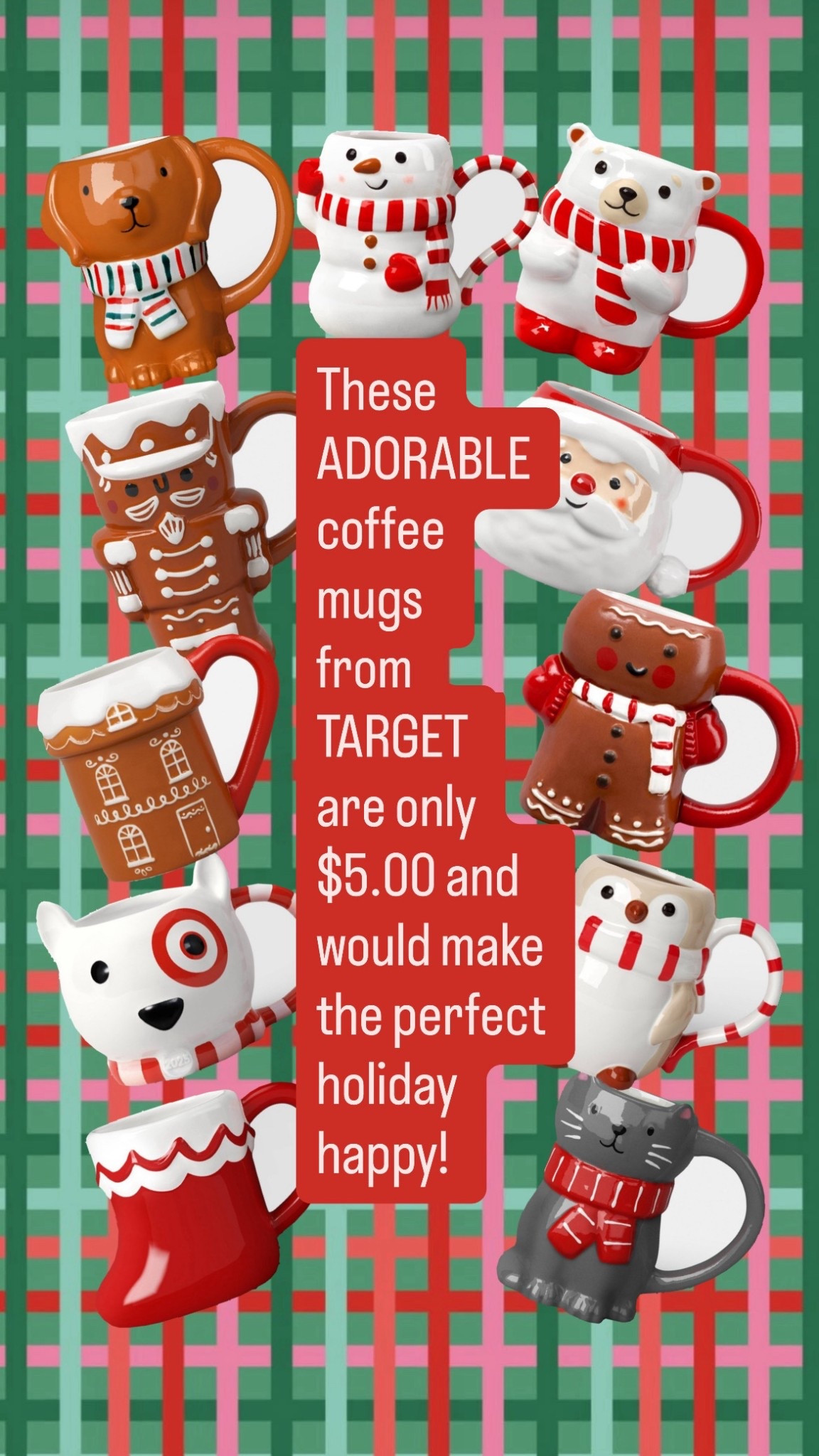The perfect Holiday Happy starts with these $5 mugs from Target! 🎯 

#LTKCyberWeek #LTKHoliday #LTKGiftGuide