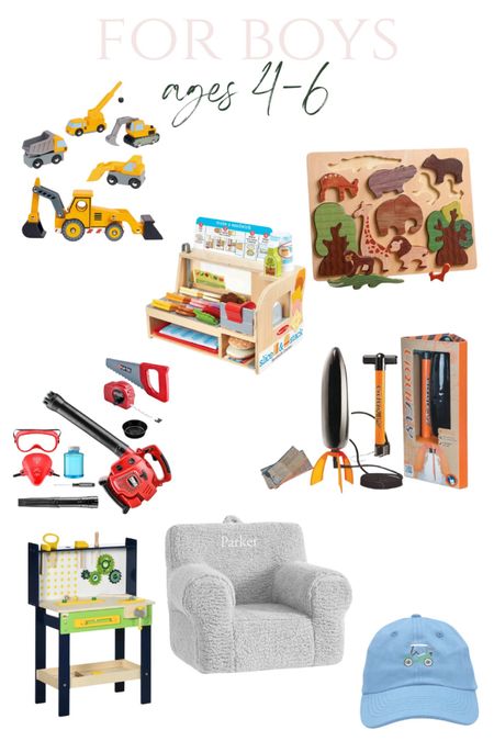 Gift guide for boys, ages 4-6, toddlers, kids, gift ideas, wooden toys, construction; bubble blower, kids chair 

#LTKSeasonal #LTKGiftGuide #LTKHoliday