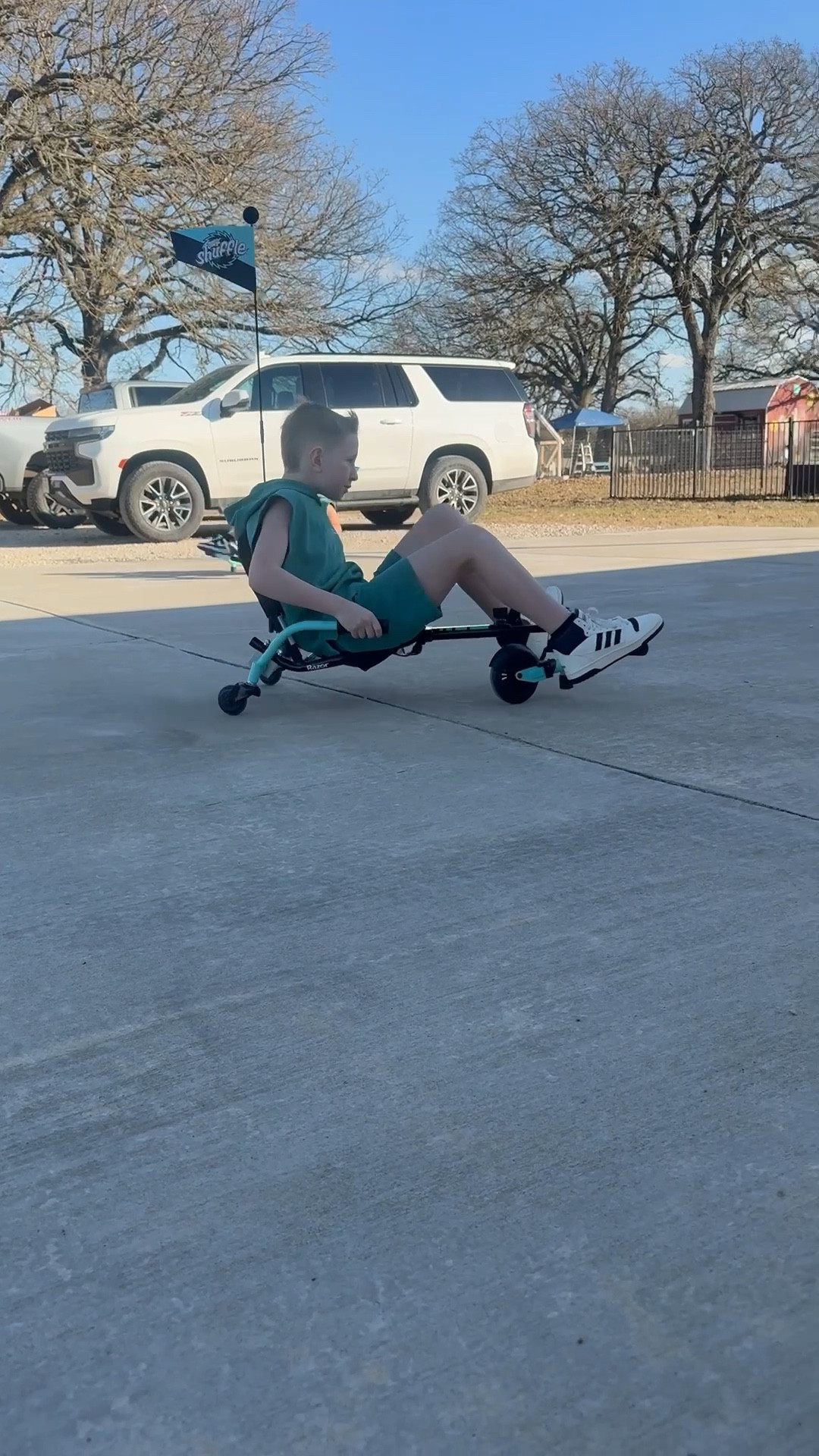 Seriously the coolest thing ever! 

Crazy Carr shuffle by razor. Kid powered drifting go kart for ages 4+. Crazy cart drift car technology. Adjustable frame  

#LTKActive #LTKHome #LTKKids