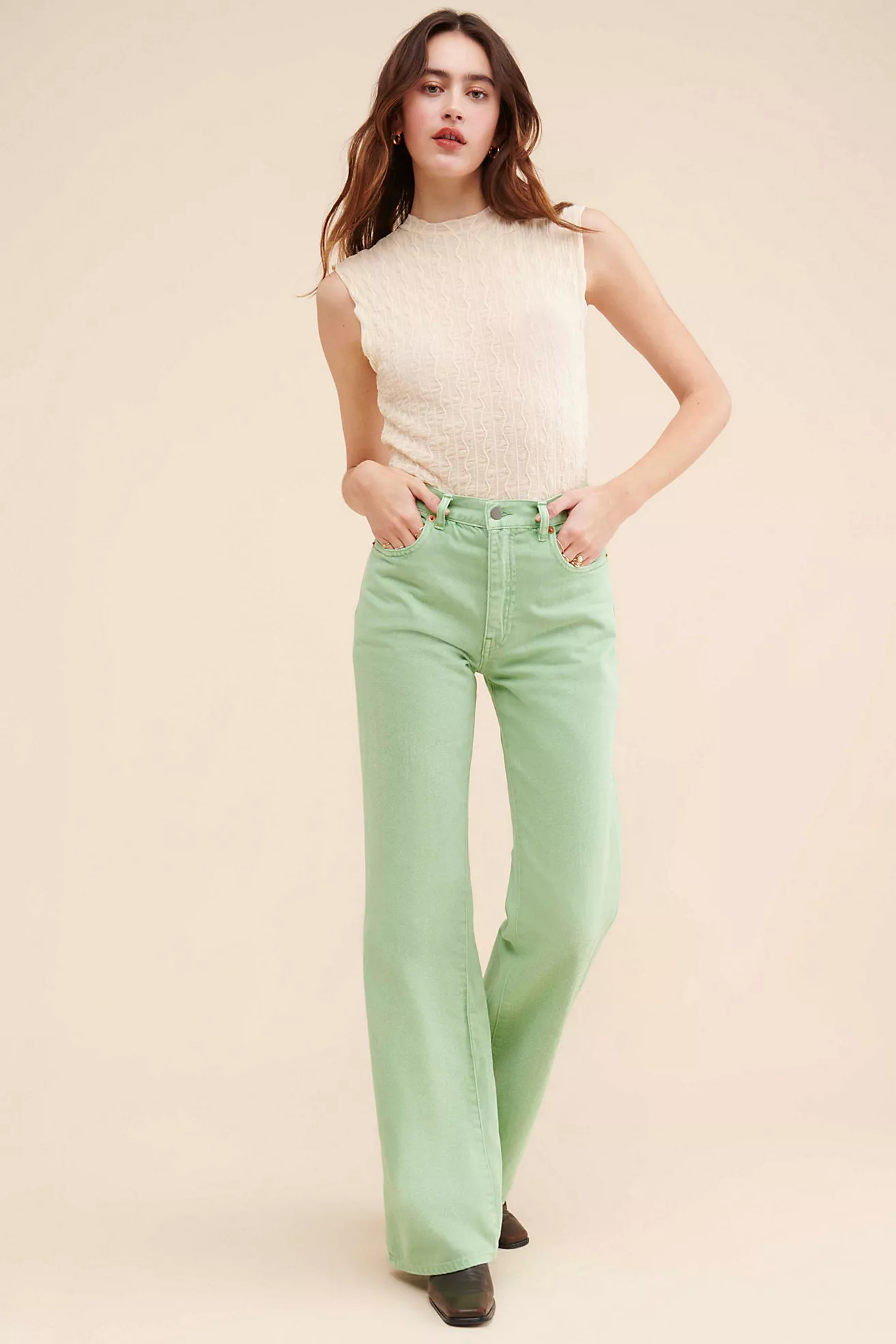 Denimist Dena High-Rise Bootcut Jeans | Free People (Global - UK&FR Excluded)