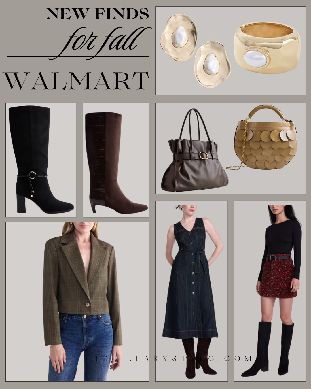 Walmart Fall Fashion Finds That Look Designer for Less

Walmart’s newest fall fashion finds are giving polished, expensive-looking style at budget-friendly prices. Think knee-high boots, chocolate brown handbags, cropped blazers, dark denim dresses, statement gold jewelry, and elevated pieces that transition perfectly from fall into the holiday season. Save these Walmart fashion finds for your next wardrobe refresh.

#WalmartFashion #WalmartFinds #WalmartStyle #WalmartNewArrivals #FallFashion #FallOutfits #FallStyle #AffordableFashion #ChocolateBrown #KneeHighBoots #FallBoots #FallHandbags #DenimDress #BlazerStyle #DesignerInspired #ElevatedStyle #LTKFashion #LTKFinds #PinterestFashion #TheHillaryStyle 

 

#LTKootd #LTKSeasonal #LTKOver40