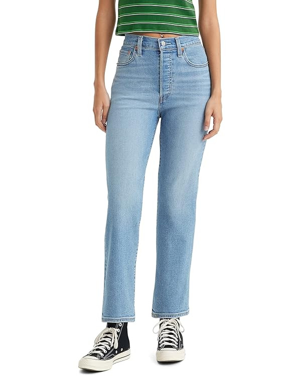 Levi's Women's Ribcage Straight Ankle Jeans | Amazon (US)