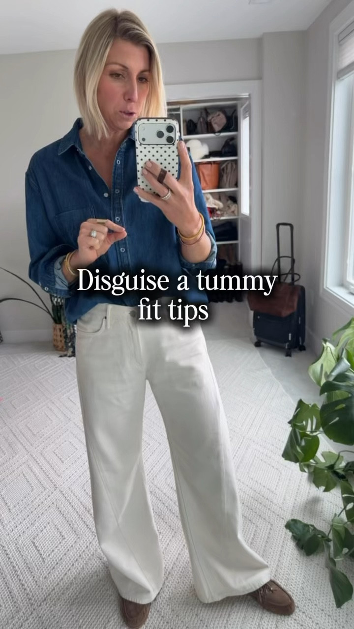 

It’s not your belly—it’s your jeans.

If your tuck has been feeling “off” lately… it’s likely the fit, not your body.

The biggest shift I make with my clients over 40:
✨ Mid-rise (not high-rise) for a smoother waistline
✨ Size up 1–2 for zero digging
✨ Wide-leg silhouettes to create balance (instead of highlighting the midsection)

You don’t need to hide your body or give up tucking your tops—
you just need denim that works with your shape now.

These are my go-to styles that instantly create a more flattering waistline without squeezing or covering up.


#LTKootd #LTKSeasonal #LTKOver40