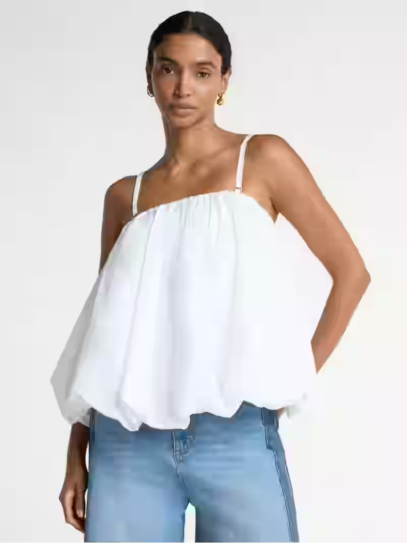 Scoop Women’s Bubble Hem Tube Top, Sizes XS-XXL | Walmart (US)