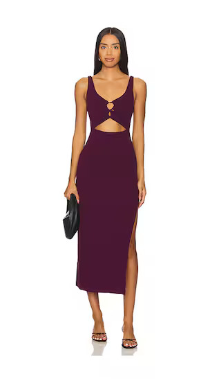 Camille Dress in Merlot | Revolve Clothing (Global)